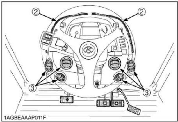 KUBOTA M6131 - Circulation de l'air - 1