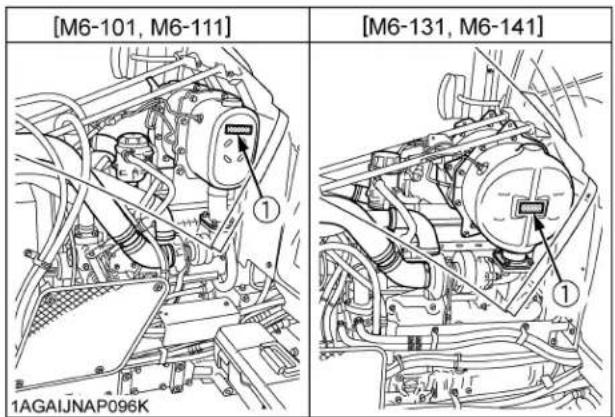 KUBOTA M6131 - ◆Mise hors service du tracteur et sa procédure - 5