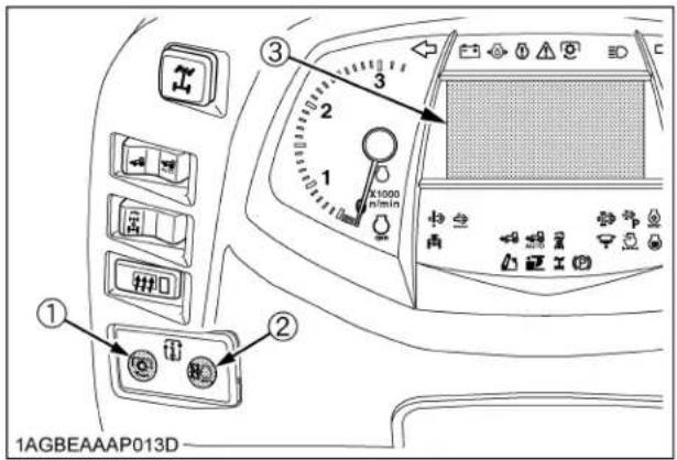 KUBOTA M6131 - ◆Changement d'affichage - 1