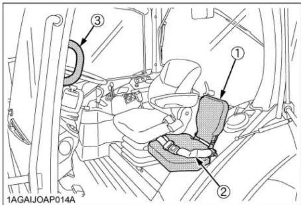 KUBOTA M6131 - AVERTISSEMENT - 1