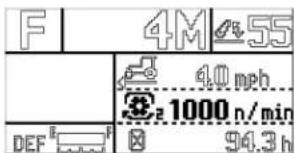 KUBOTA M6131 - ◆Indicateur de régime de la PDF - 1