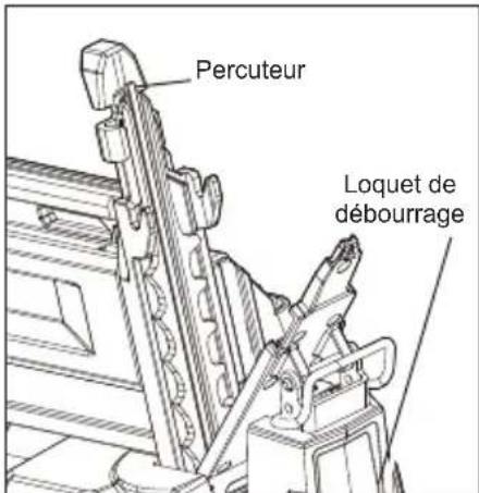 MILWAUKEE M18 Fuel 274621CT - Déblocage d'une agrafe - 2