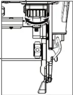 MILWAUKEE M18 Fuel 274621CT - ⚠ WARNING Know what is behind your workpiece. A fastener could travel through the workpiece and out the other side, striking a bystander and causing serious injury. Lower the depth of drive to prevent the fastener from being pushed all the way through the workpiece. - 1