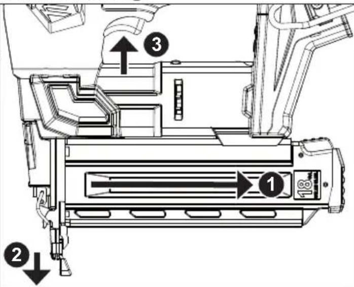 MILWAUKEE M18 Fuel 274621CT - Retracción de un percutor caído - 1