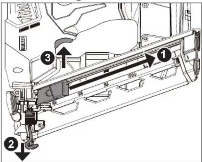 MILWAUKEE M18 Fuel 274221CT - Retracción de un percutor caído - 1