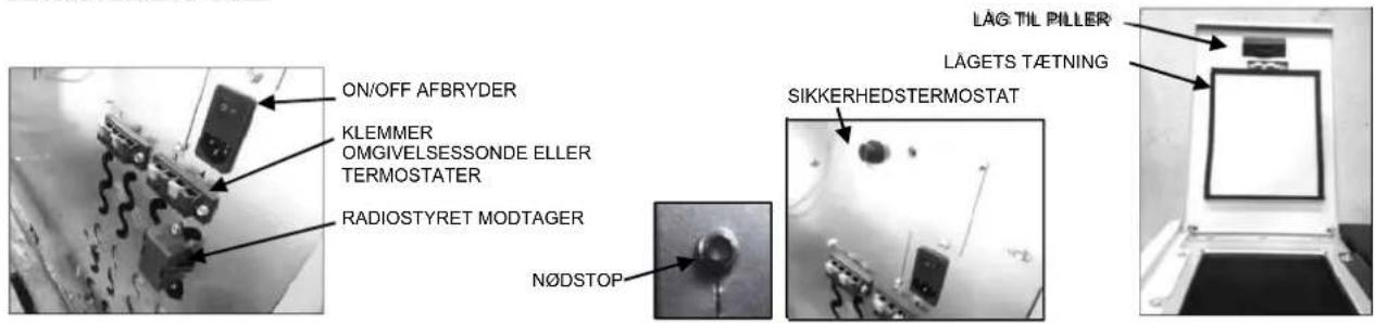 Anselmo Cola Nina - VIGTIGT: LÆNGDEN PÅ SKORSTENEN SKAL HAVE MAKSIMUM 6 METER R∅R MED EN DIAMETER PÅ 80 mm, HVER KURVE PÅ 90° ELLER T-SAMLING ER SOM 1 METER R∅R - 1