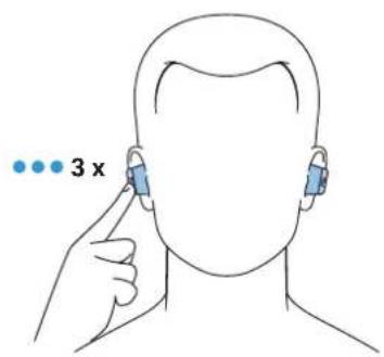 SENNHEISER Sport True Wireless - Utiliser l'assistant vocal/la composition vocale - 2