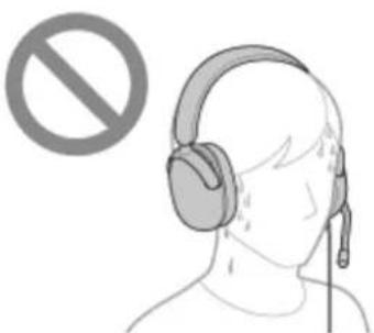 SONY Inzone H3 - À propos des performances d'étanchéité à l'eau du casque - 3
