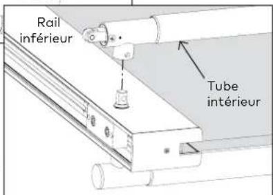 KABA GP1100 - Composants du montage de la poignée interieure - espaceur inférieur Fig 8 - 7