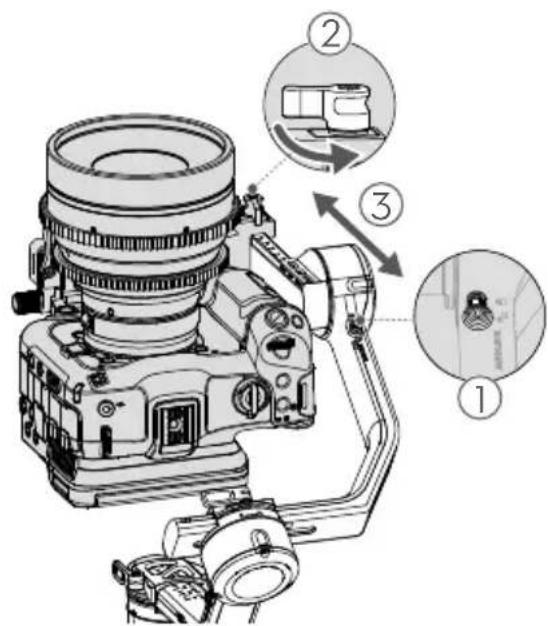 DJI RS 3 Pro - ปรับสมดุลการก็มเจยในแนวตั้ง - 1
