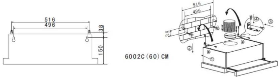 ROSIERES RHT63002LPN1 - INSTALLATION (Wall Mounting) - 3