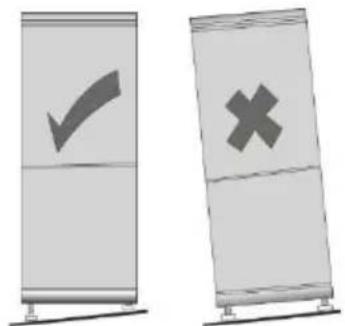 ROSIERES RMDN 184 G - Leveling the Refrigerator - 1
