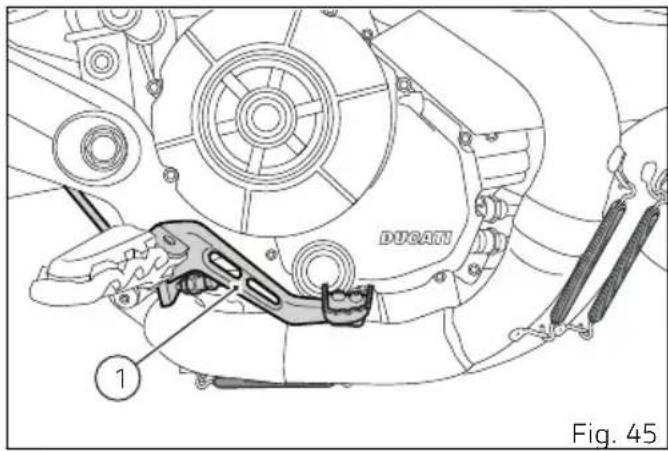 DUCATI 1100 SPORT PRO (2023) - Pédale de commande frein arrière - 1