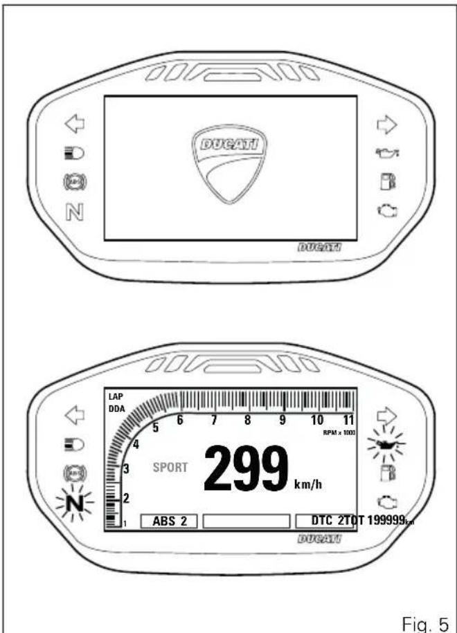 DUCATI Monster 1200 S Stripe (2016) - Boutons fonctionnels - 2
