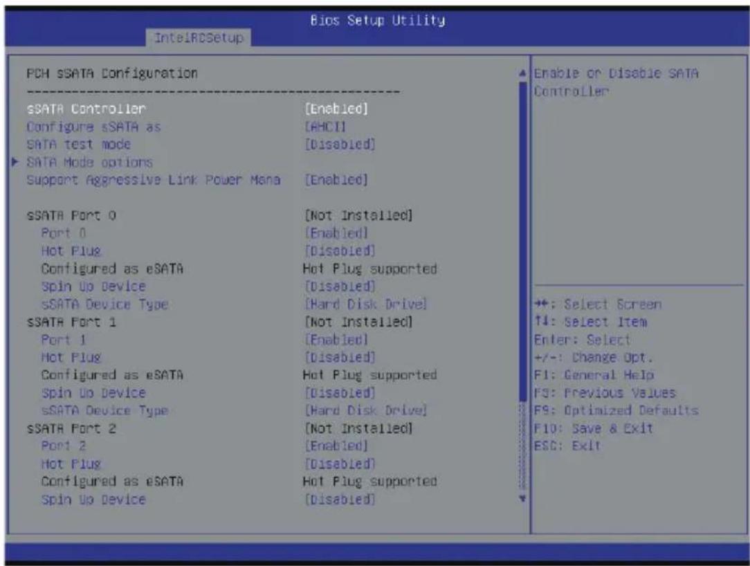 GIGABYTE MD60SC1 - 2-3-7-2 PCH sSATA Configuration (PCH sSATA 配置) - 1
