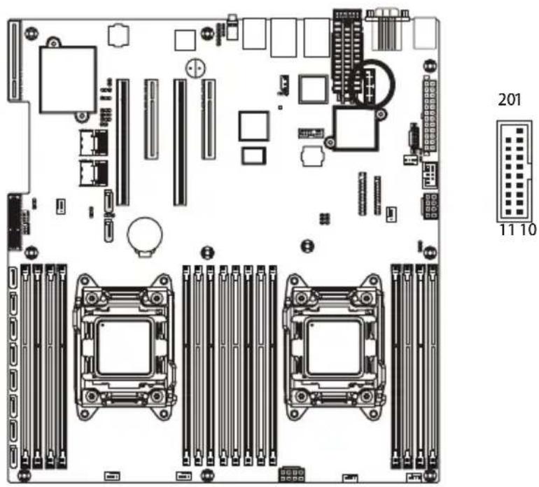 GIGABYTE MD60SC1 - 19) F\_USB3 (USB 3.0 接头) - 1