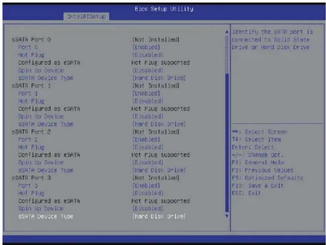 GIGABYTE MD60SC1 - 2-3-7-2 PCH sSATA Configuration (PCH sSATA 配置) - 2