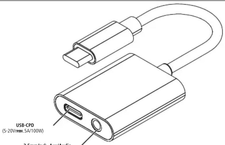 HAMA 00201534 - 2in1AudioAdapter - 1