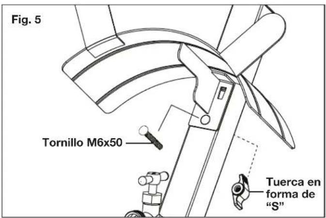 Fig. 5 Tornillo M6x50 Tuerca en forma de "S"