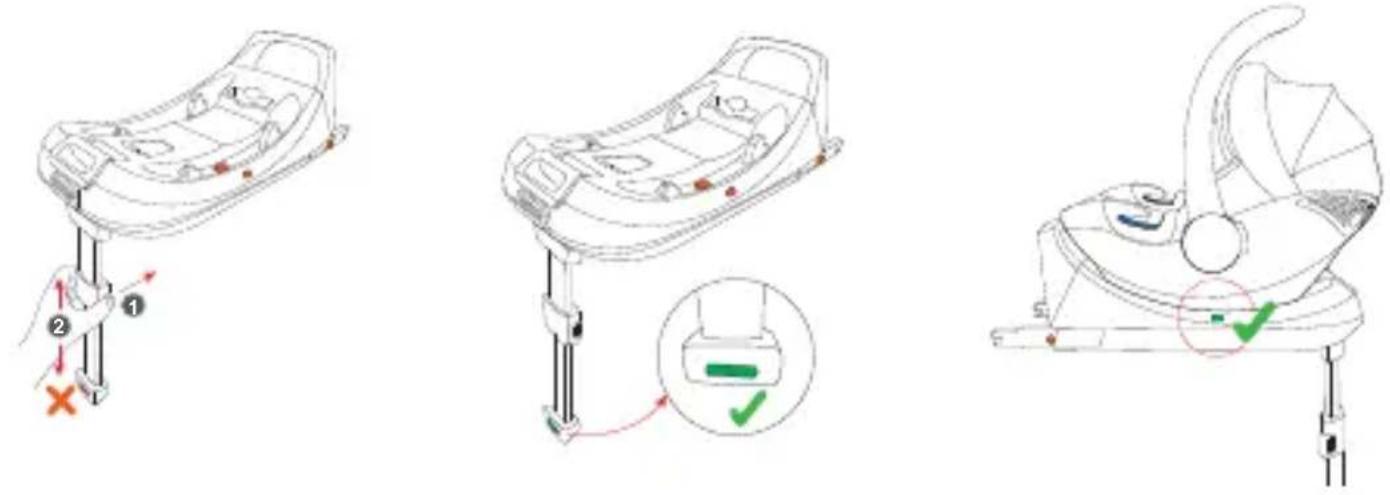 Osann Coco iSize - Montaggio con base Isofix (opzionale) - 2