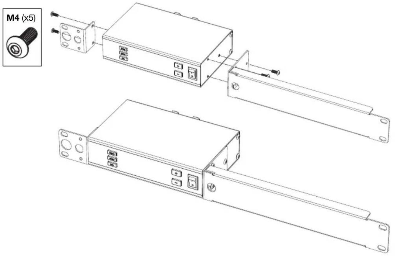 ALTO Stealth Pro - Rack-Montage eines Senders - 1
