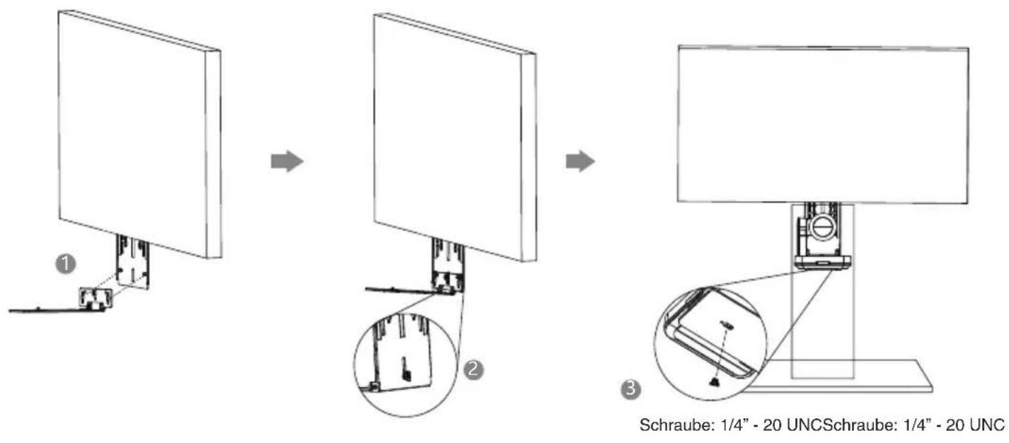 Yealink UVC84BYOD - • Montage auf einem TV Mount2 - 1