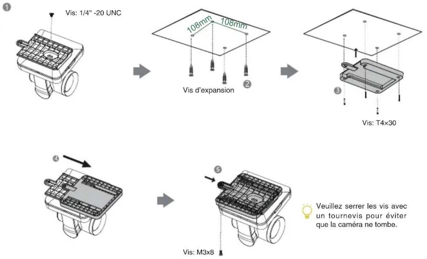 Yealink UVC84BYOD - • Monter au plafond - 1