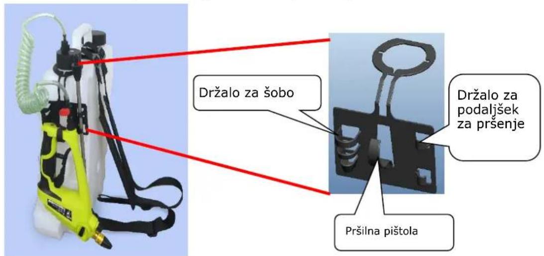 Zipper ZIDS2VAKKU - Namestitev pritrdilnega zatiča za pršilno pistolo in šobe - 1