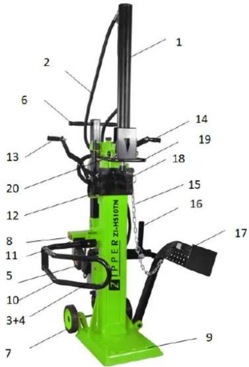 Zipper ZIHS10TN - Komponenten / Components / Komponente / Komponenty / Alkatrészek / Componentes / Composants / Komponente - 1