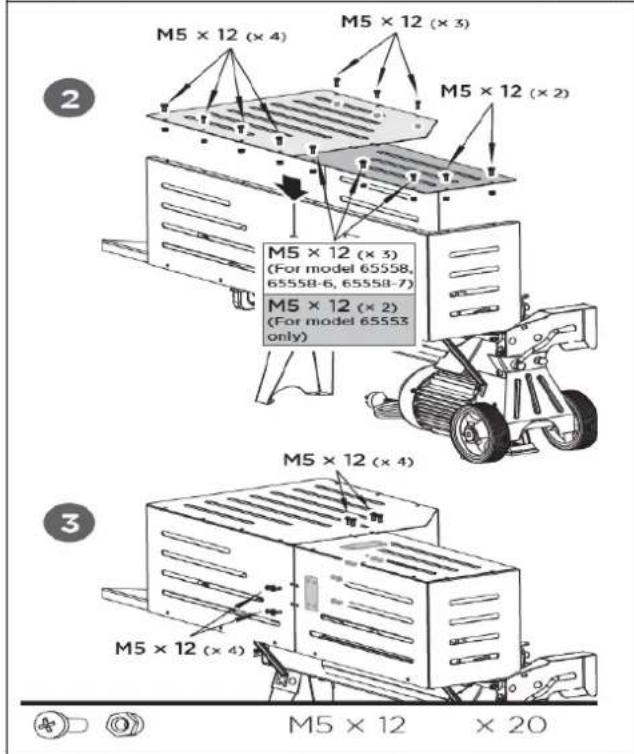 Zipper ZIHS5TN - Spojenie držiaka polien vlavo a - 2