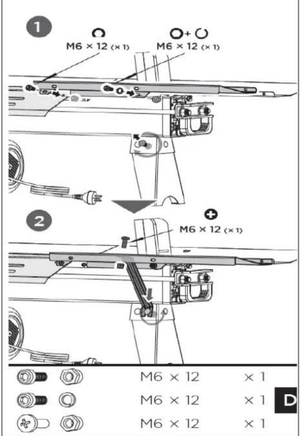 Zipper ZIHS5TN - Montáž držáku polene vpravo: - 1