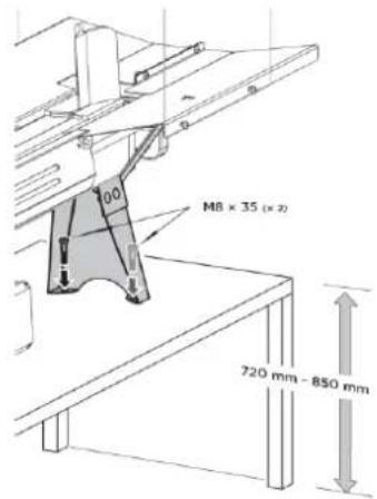 Zipper ZIHS5TN - Fixace stroje (pouze pro ZI-HS5TN) - 1