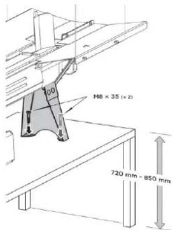 Zipper ZIHS5TN - Fixácia stroja (iba pre ZI-HS5TN) - 1