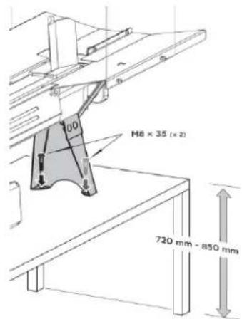 Zipper ZIHS5TN - Gerät fixieren (nur ZI-HS5TN) - 1