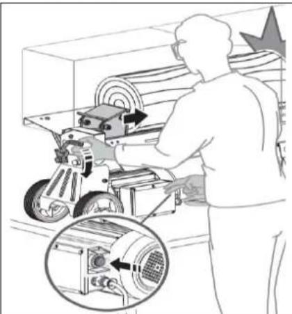 Zipper ZIHS5TN - Operating the log splitter - 4