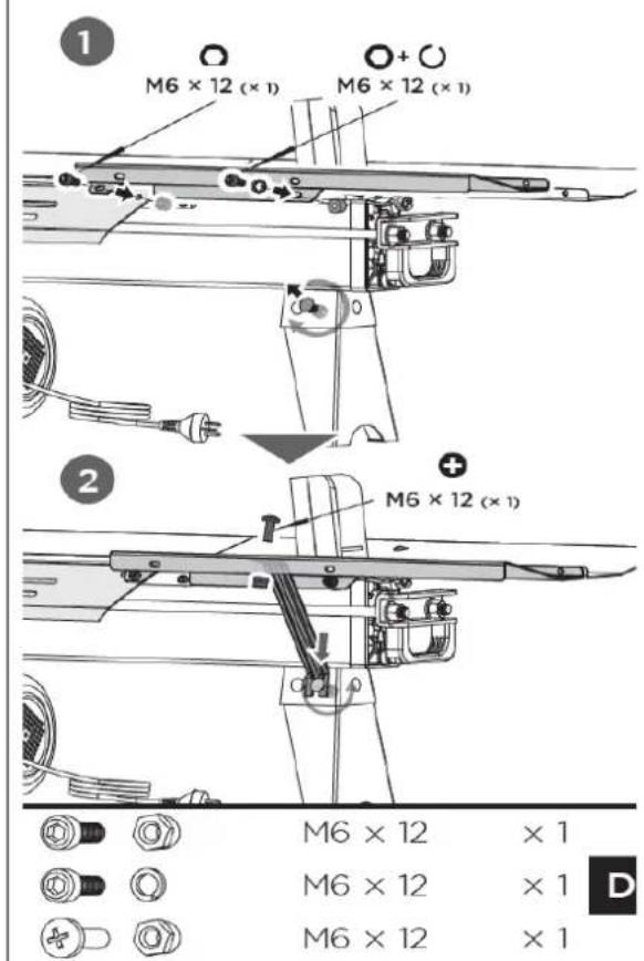 Zipper ZIHS5TN - Montaža spodnje zašcitne plošće: - 2