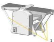 Zipper ZIHB204 - Disassembly of transport rods - 1