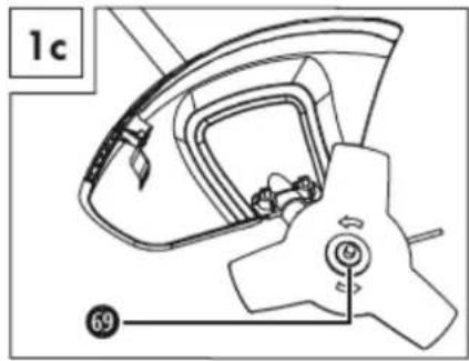 Zipper ZIGPS182J - Montaža / menjava rezilnega noža - 4
