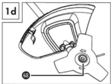 Zipper ZIGPS182J - Installing/replacing the cutting blade - 5
