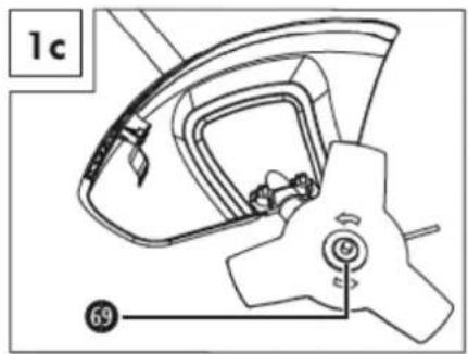 Zipper ZIGPS182J - Installing/replacing the cutting blade - 4