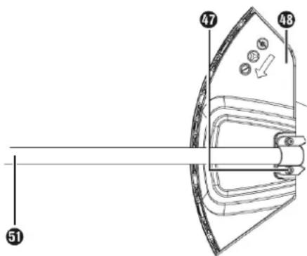 Zipper ZIGPS182J - Installing/replacing the cutting blade - 1
