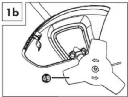 Zipper ZIGPS182J - Installing/replacing the cutting blade - 3