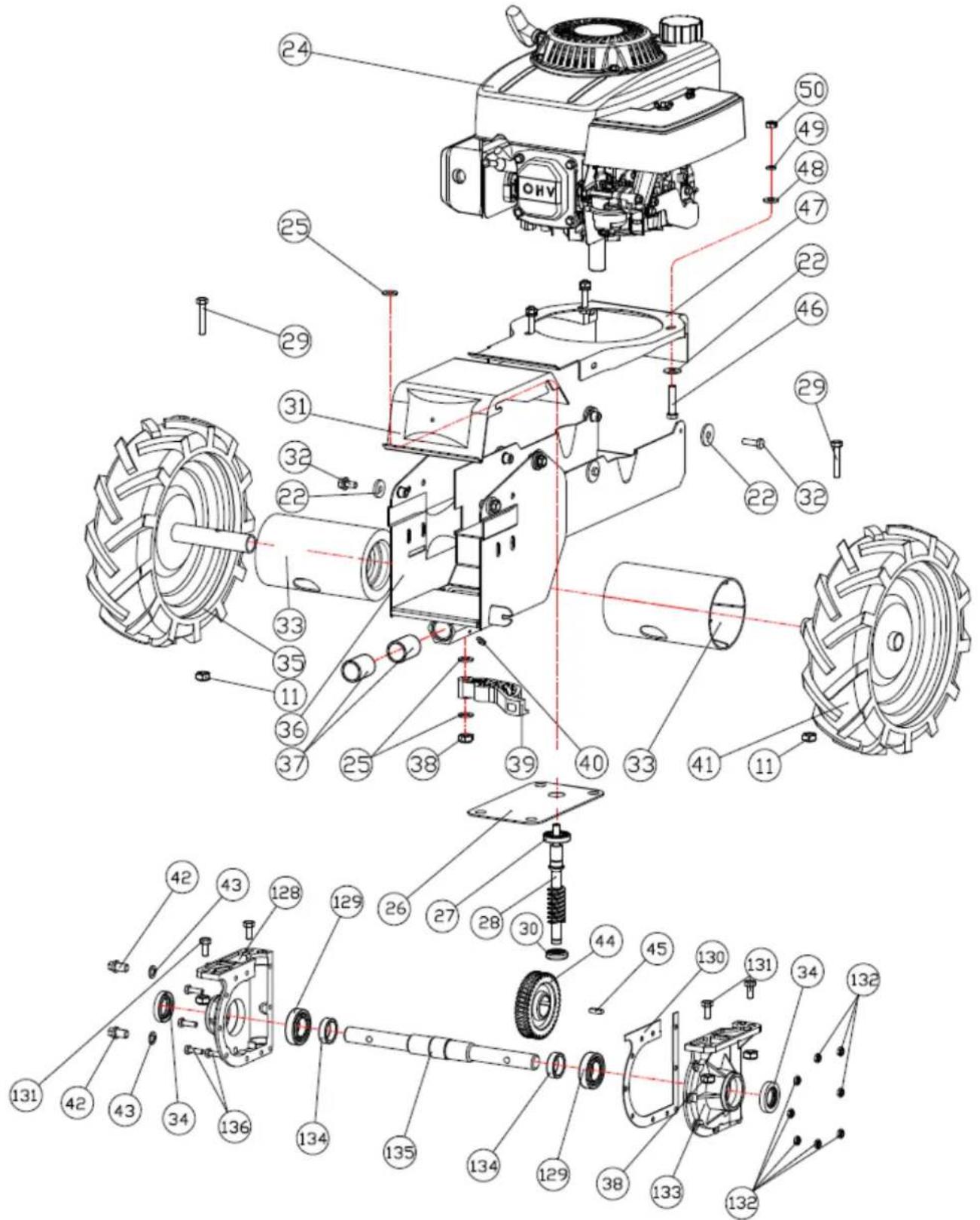 Zipper ZIBM870ECO - Explosionszeichnung / exploded view - 3