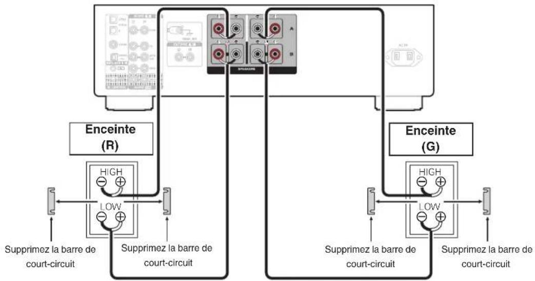 DENON PMA1700NE - Connexion à double câblage - 1