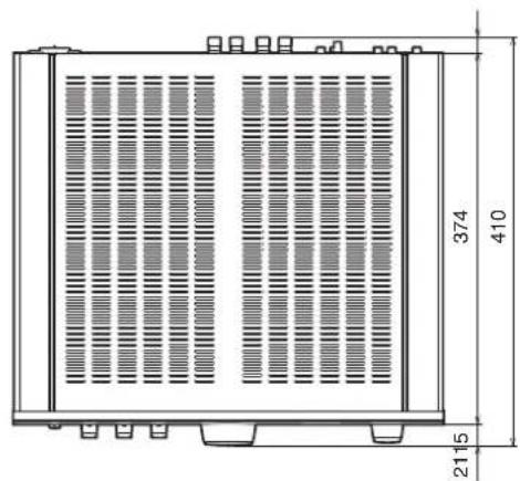 DENON PMA1700NE - ■ Dimensions (Unité : mm) - 1