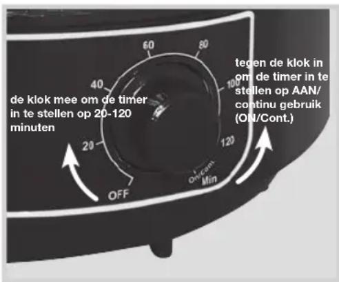 KORONA 48100 - Het apparaat kan alleen worden gezruikt als de timer is ingesteld. - 1