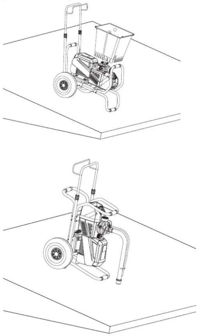 WAGNER SuperFinish 33 Plus - UTILISATION SUR UN TERRAIN INCLINÉ - 1