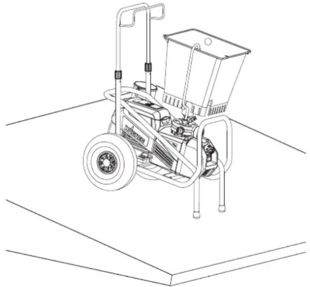 WAGNER SuperFinish 33 Pro - AUFSTELLUNG IN UNEBENEM GELÄNDE - 1