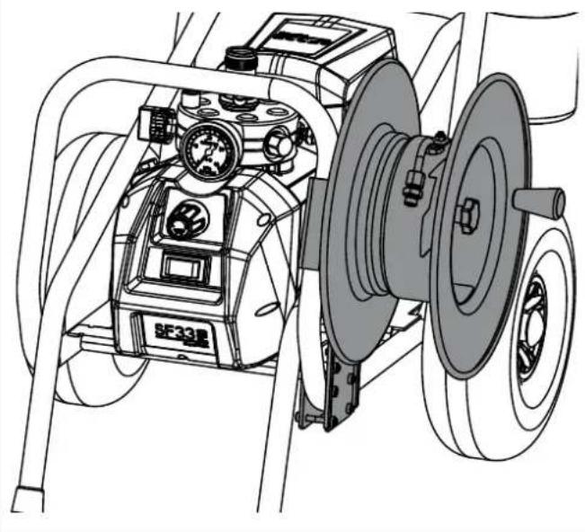 WAGNER SuperFinish 33 Pro - Hose reel HR30 - 1