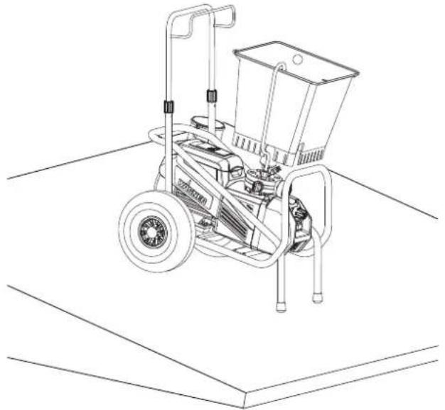 WAGNER SuperFinish 33 Pro - UTILISATION SUR UN TERRAIN INCLINÉ - 1